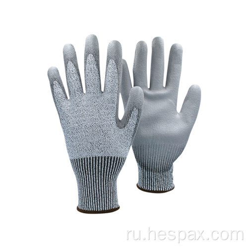 HESPAX 13G PU, покрытые антирежными рабочими перчатками